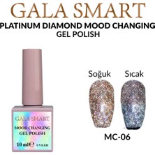 Gala Smart Platinum Diamond Kalıcı Oje 10 ml (Suda Renk Değiştiren Kalıcı Oje) Renk: Mc6