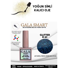 Gala Smart Yoğun Simli Glıtter Kalıcı Oje 10 ml K-61