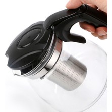 PremiumPort Yedek Cam Demlik, Kettle ve Çay Makinesiyle Uyumlu, Şık ve Dayanıklı