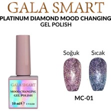Gala Smart Platinum Diamond Kalıcı Oje 10 ml (Suda Renk Değiştiren Kalıcı Oje) Renk: Mc1