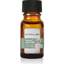 Vivaldi Home Beyaz Çiçekler Aromaterapi Esansiyel Uçucu Yağ 10 ml – Zarif ve Ferah Aroma