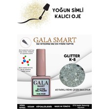 Gala Smart Yoğun Simli Glıtter Kalıcı Oje 10 ml K-8