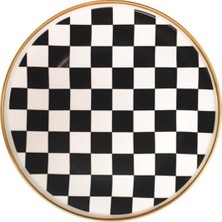 UltraMint Dama 6'lı Tatlı Tabak Seti, 20 Cm, Şık ve Kullanışlı Tasarım