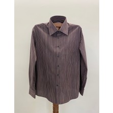 Bordo Erkek Gömlek %100 Pamuk