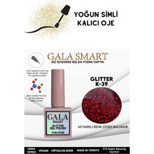 Gala Smart Yoğun Simli Glıtter Kalıcı Oje 10 ml K-39
