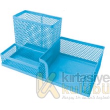 Gıpta Masa Seti Metal 3 Gözlü Mavi F007