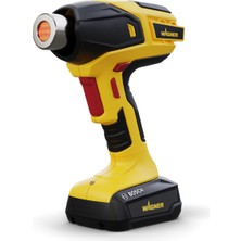 Wagner Şarjlı Isı Tabancası Furno 550, LED Ekranlı, 5 Sıcaklık Ayarı: 300 Ila 610°C, Dahil. Reflektör ve Geniş Jet Nozul, (Batarya ve Şarj Cihazı Dahil Değildir)