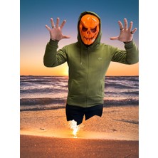 Moda Kırtasiye Halloween Maske Bal Kabağı Fileli Pumpkin Surat