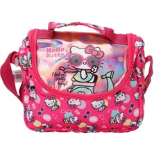 Hello Kitty Desenli Pembe Beslenme Çantası 3245