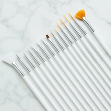 Poyrish Sedef Boyalar Için Fırça Seti 15'li