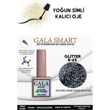 Gala Smart Yoğun Simli Glıtter Kalıcı Oje 10 ml K-65