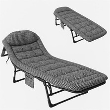 Zibox Sunup SN-26975 Taşınabilir Ayarlanabilir 5 Kademe Sünger Kamp Yatak Şezlong (Kazayağı)
