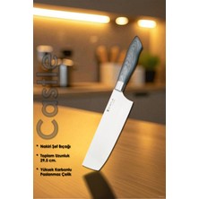 Castle Nakiri Mutfak Şef Bıçak Et Ekmek Sebze Salata Şef Bıçağı Lzg-21