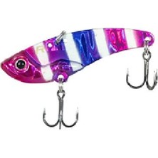 Ryuji Mirror Vib 6.5cm 22GR Vibrasyon Jig Yem Purple Zebra Glow