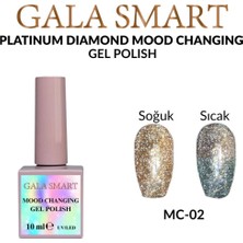 Gala Smart Platinum Diamond Kalıcı Oje 10 ml (Suda Renk Değiştiren Kalıcı Oje) Renk: Mc2