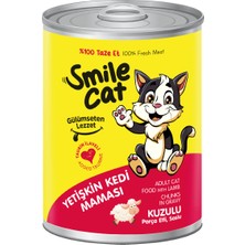 Smile 400 gr Konserve Kedi Maması Kuzulu *6'lı