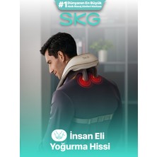 SKG H5 Mini Taşınabilir Omuz ve Boyun Masaj Aleti, 6D Shiatsu Masaj Terapisi, Termoterapi