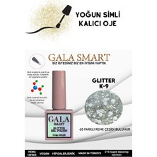 Gala Smart Yoğun Simli Glıtter Kalıcı Oje 10 ml K-9