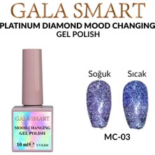 Gala Smart Platinum Diamond Kalıcı Oje 10 ml (Suda Renk Değiştiren Kalıcı Oje) Renk: Mc3