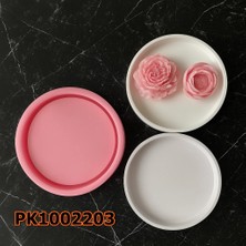 Poyrish PK1002203 - Silikon Kalıp Mum Kalıbı Yuvarlak Taban Sunumluk