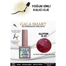 Gala Smart Yoğun Simli Glıtter Kalıcı Oje 10 ml K-37