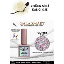 Gala Smart Yoğun Simli Glıtter Kalıcı Oje 10 ml K-31