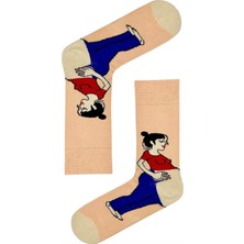 2 çift Bemp Hamile Kadın Desenli Tasarım Çorap