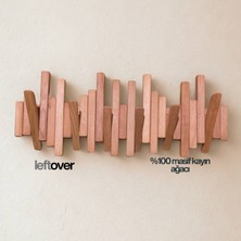 Bag The Joy Leftover Masif Kayın Ahşap Piyano Askılık  | 6’lı Açılır Kapanır Duvar Askısı