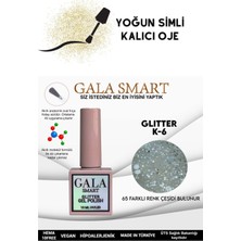 Gala Smart Yoğun Simli Glıtter Kalıcı Oje 10 ml K-6