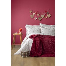 Apricitas Home Nina Çift Kişilik %100 Pamuk Nevresim Takımı ve Battaniye Seti