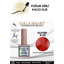 Gala Smart Yoğun Simli Glıtter Kalıcı Oje 10 ml K-40