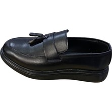 Güven Kundura Erkek Düz Kalın Hafif Tabanlı Püsküllü Ayakkabı