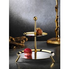 UltraMint Şık ve Fonksiyonel Ayaklı Katlı Sunumluk, Modern Tasarım ve Pratik Kullanım