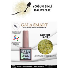 Gala Smart Yoğun Simli Glıtter Kalıcı Oje 10 ml K-22