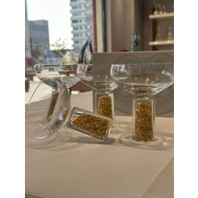 UltraMint Şeffaf 4'lü Cam Dondurmalık Seti, Şıklık ve Pratiklik Sunar