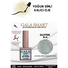 Gala Smart Yoğun Simli Glıtter Kalıcı Oje 10 ml K-4