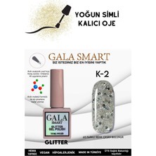 Gala Smart Yoğun Simli Glıtter Kalıcı Oje 10 ml K-2
