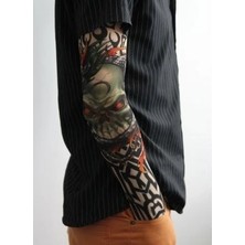 Remstdrk Giyilebilir Kol Dövmesi Çorap Dövme 3D Baskılı Kol Bacak Dövme 2 Adet Model 18