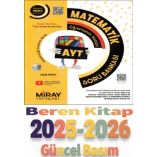 Miray Yayınları Miray Ayt Matematik Soru Bankası 2025 Basım