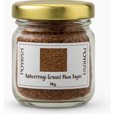 Poyrish Kahverengi Granül Mum Boyası 10 Gr