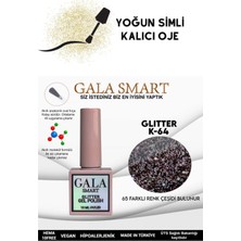Gala Smart Yoğun Simli Glıtter Kalıcı Oje 10 ml K-64