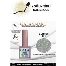 Gala Smart Yoğun Simli Glıtter Kalıcı Oje 10 ml K-1