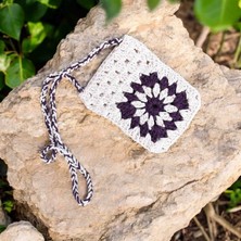 Lal Dizayn El Yapımı Pamuk Ip Telefon Çantası