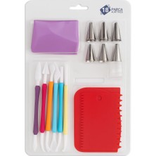 Poyrish 18 Parça Krema Mum - Esnek Mum Yapım Seti