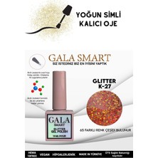 Gala Smart Yoğun Simli Glıtter Kalıcı Oje 10 ml K-27