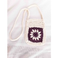 Lal Dizayn El Yapımı Pamuk Ip Telefon Çantası