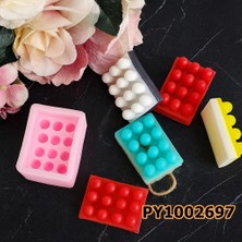 Poyrish PK1002697 - Silikon Kalıp Sabun Kalıbı Dikdörtgen Sabun Kalıbı