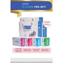 Unw Hijyenik Ped Seti - 100% İpeksi