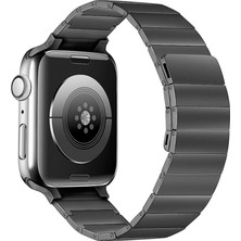 Cekar Store Apple Watch 38MM KR404 Huks Kordon - Siyah