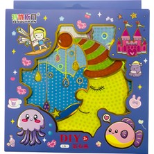 Elegantshop 5d Yapışan Boncuk Goblen Mozaik Tablo Pano 15*15 cm Aydede